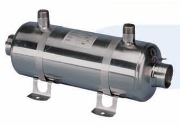 Erwärmung von Schwimmbadwasser mit Hilfe eines Wärmetauschers