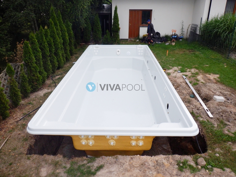 montaz basenu wkopywanego vivapool czestochowa