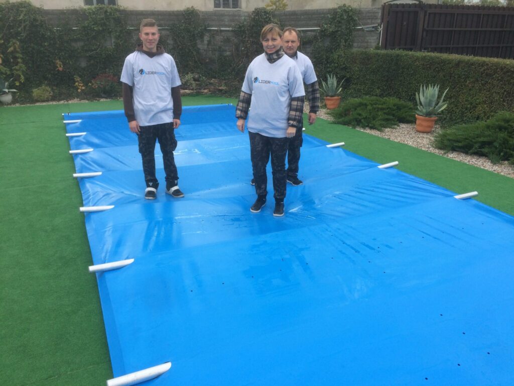 Przykrycie wielosezonowe basenu 10,0 x 4,0 bezpieczna osłona basenu