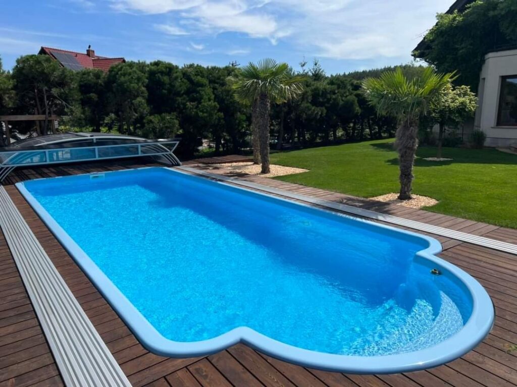 Zadaszenie basenowe SMART 10,83 x 6,00 x 1,10 poliwęglan lity