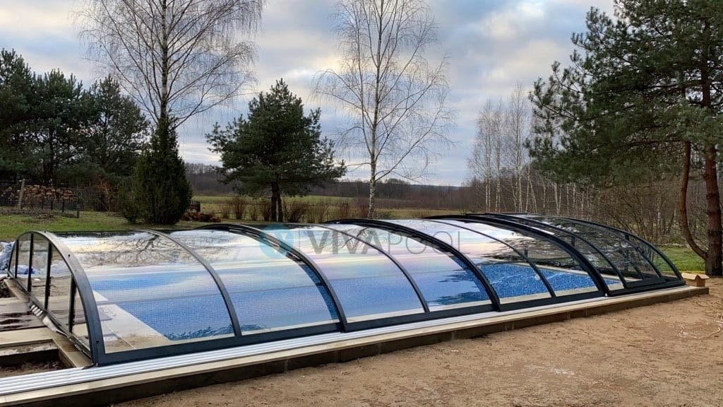 Zadaszenie basenowe SMART 10,83 x 6,00 x 1,10 poliwęglan lity