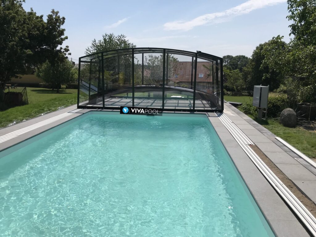 Zadaszenie basenowe DUO Casablanca 10,83 x 4,25 x 2,20 poliwęglan lity