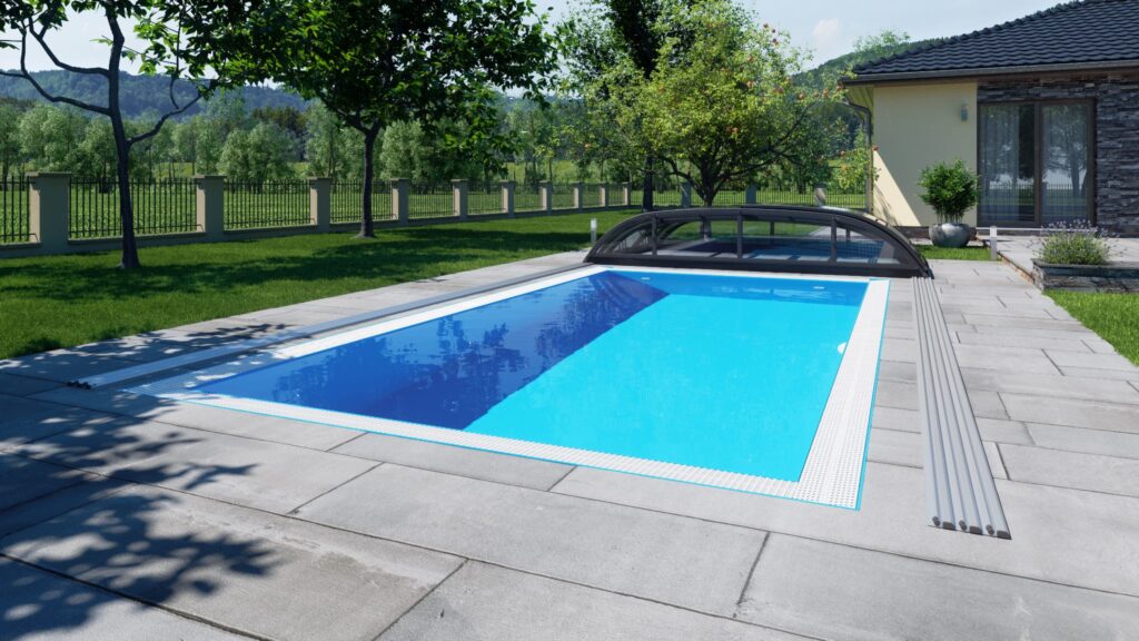 Basen przelewowy 9,5 x 3,3 x 1,5 m polipropylenowy basen ogrodowy