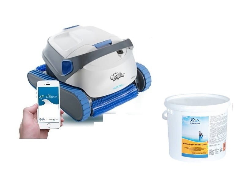 Odkurzacz basenowy Dolphin S300i Maytronics Automatyczny robot do basenu sterowany na smartfona