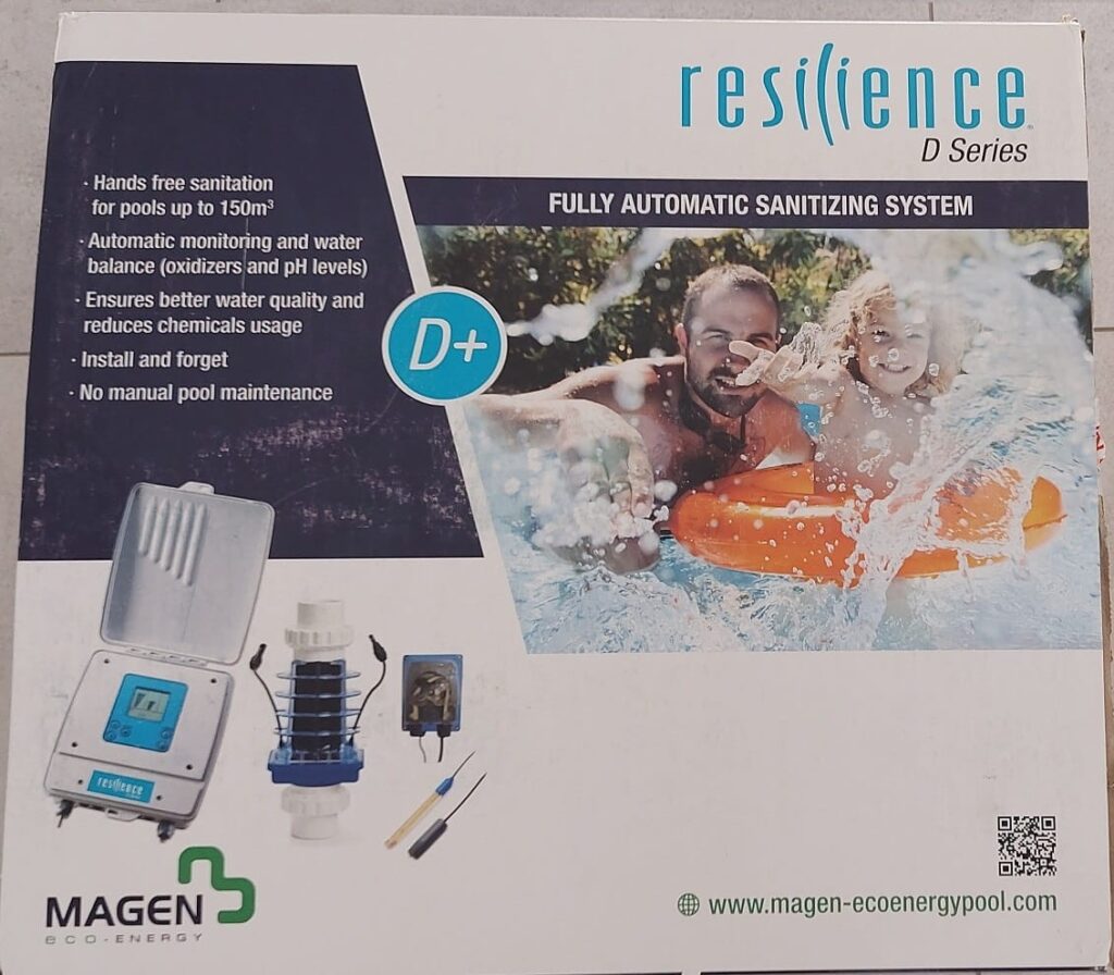 Elektrolizer soli basenowy MAGEN RESILIENCE D3 do 70m3 z ph i Rx