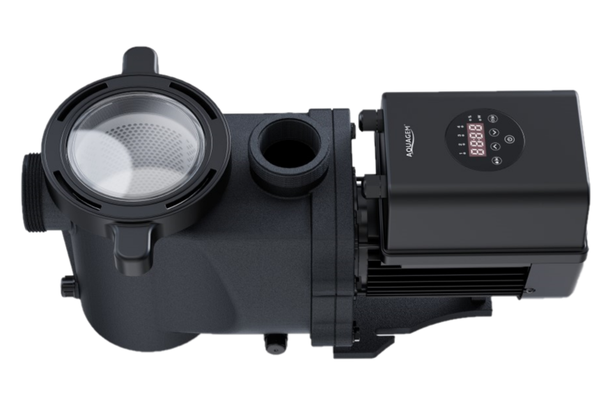 Inwerterowa Pompa Basenowa INVERECO DE22 25 m3/h, 230 V 1,0 kW AQUAGEM do basenu poliestrowego