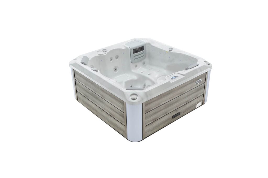 Wanna z hydromasażem TEBAS LuxSpa KAMSIA – 6-osobowe jacuzzi ogrodowe