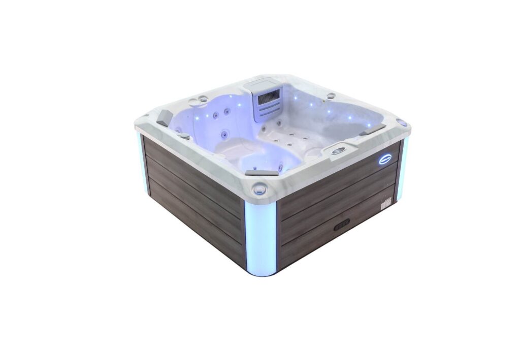 Wanna z hydromasażem TEBAS LuxSpa KAMSIA – 6-osobowe jacuzzi ogrodowe