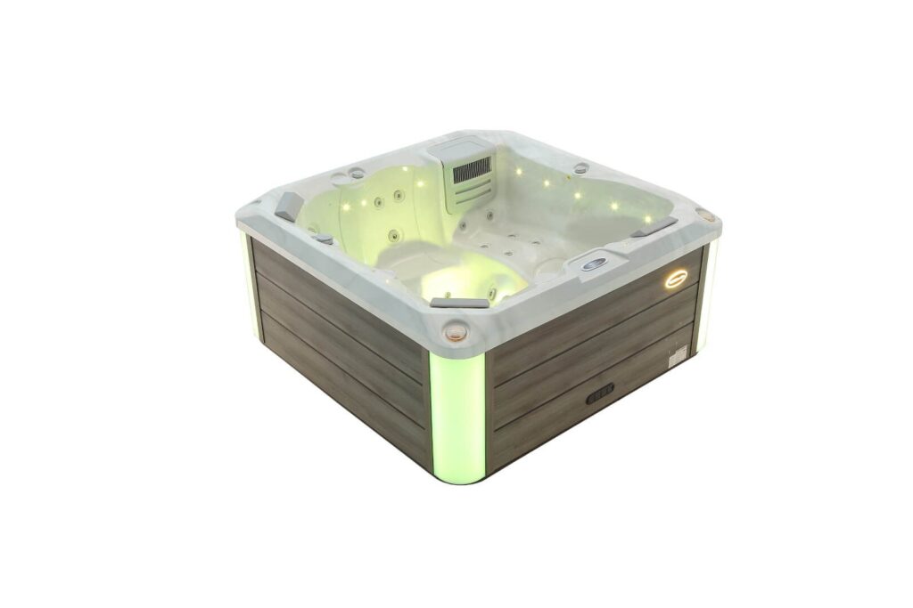 Wanna z hydromasażem TEBAS LuxSpa KAMSIA – 6-osobowe jacuzzi ogrodowe