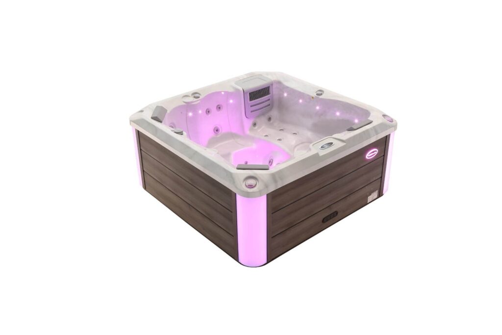 Wanna z hydromasażem TEBAS LuxSpa KAMSIA – 6-osobowe jacuzzi ogrodowe