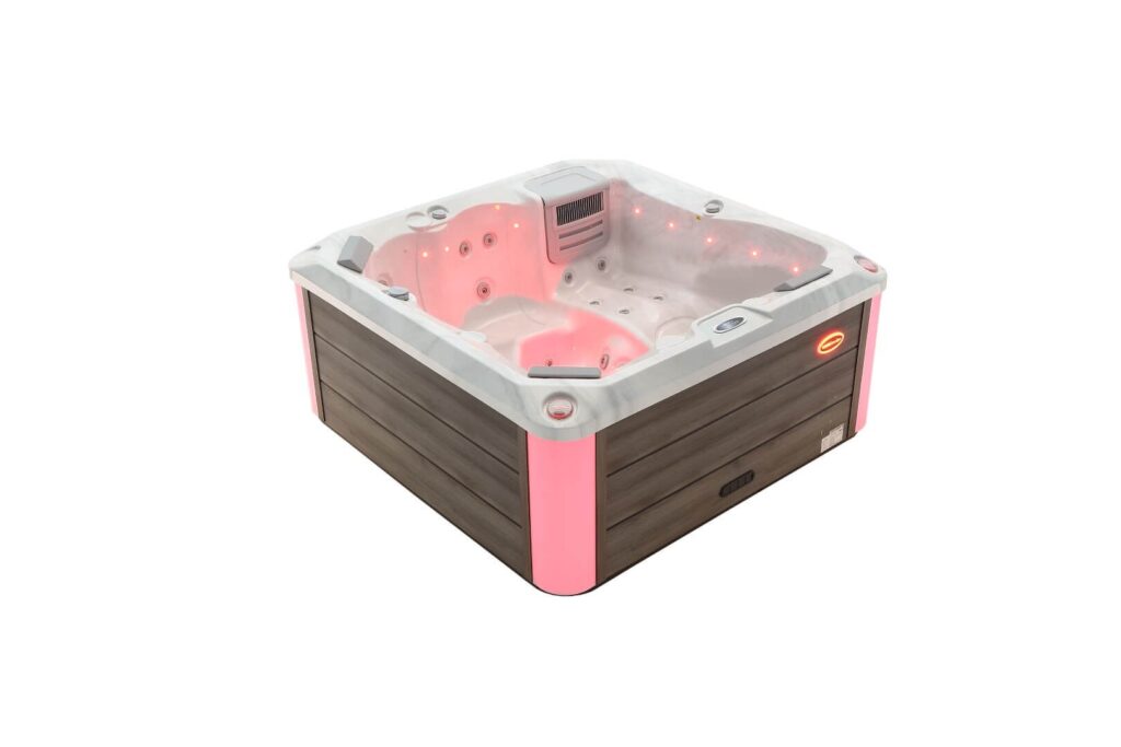 Wanna z hydromasażem TEBAS LuxSpa KAMSIA – 6-osobowe jacuzzi ogrodowe