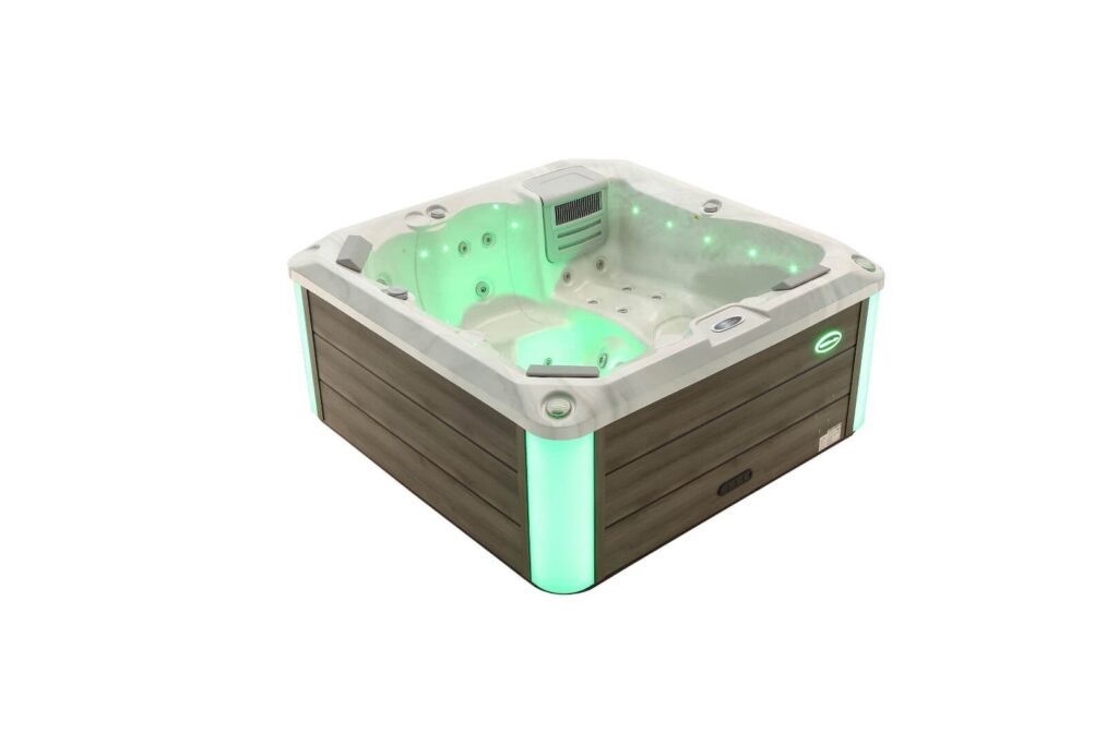 Wanna z hydromasażem TEBAS LuxSpa KAMSIA – 6-osobowe jacuzzi ogrodowe