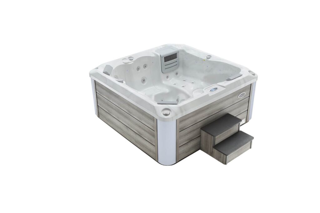 Wanna z hydromasażem TEBAS LuxSpa KAMSIA – 6-osobowe jacuzzi ogrodowe