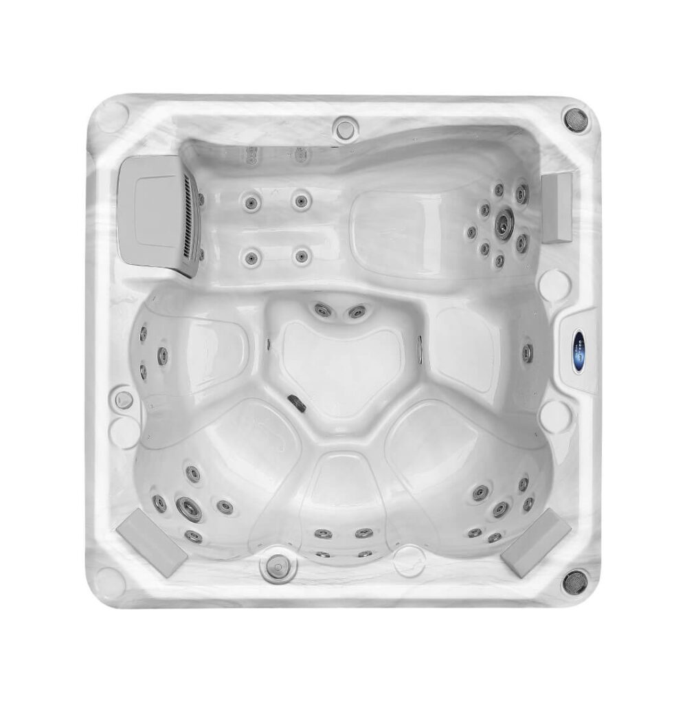 Wanna z hydromasażem TEBAS LuxSpa KAMSIA – 6-osobowe jacuzzi ogrodowe