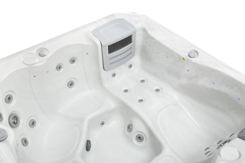 Wanna z hydromasażem TEBAS LuxSpa KAMSIA – 6-osobowe jacuzzi ogrodowe