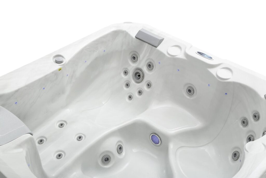 Wanna z hydromasażem TEBAS LuxSpa KAMSIA – 6-osobowe jacuzzi ogrodowe