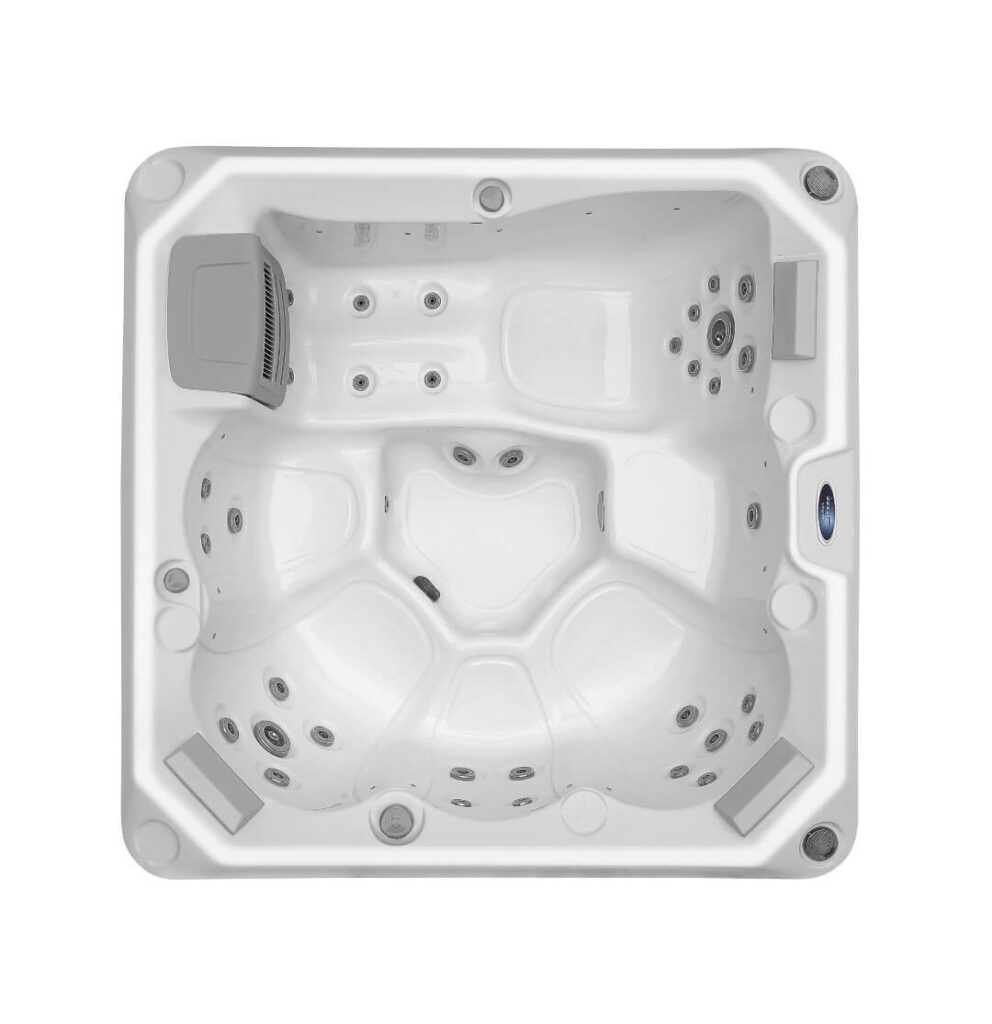 TEBAS LuxSpa DORSIA – nowoczesne jacuzzi ogrodowe 6-osobowe z hydromasażem