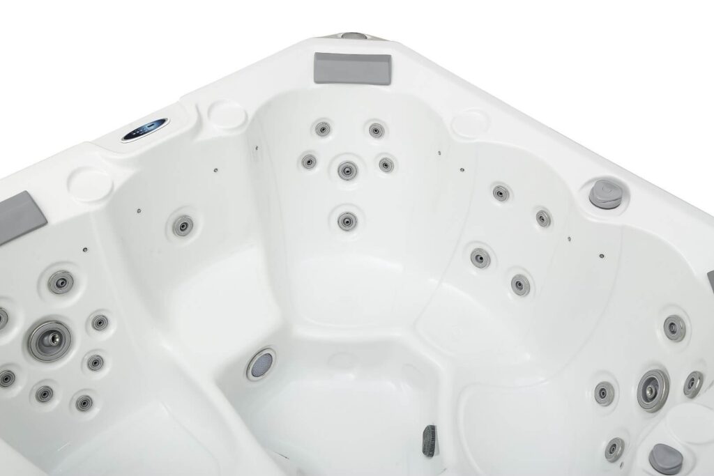 TEBAS LuxSpa DORSIA – nowoczesne jacuzzi ogrodowe 6-osobowe z hydromasażem