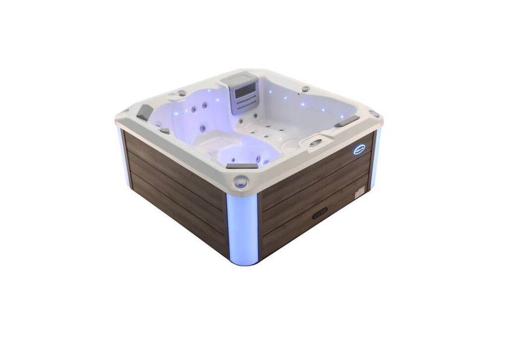 TEBAS LuxSpa DORSIA – nowoczesne jacuzzi ogrodowe 6-osobowe z hydromasażem