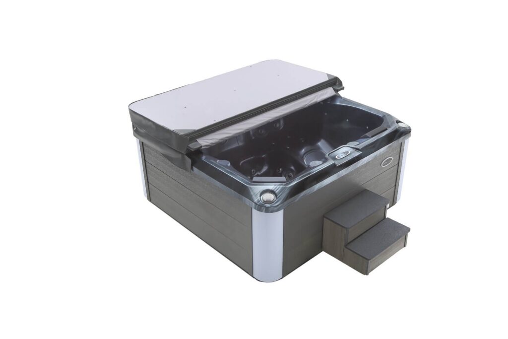 Nowoczesne jacuzzi ogrodowe TEBAS LuxSpa LIVSIA – 6-osobowa wanna spa z hydromasażem