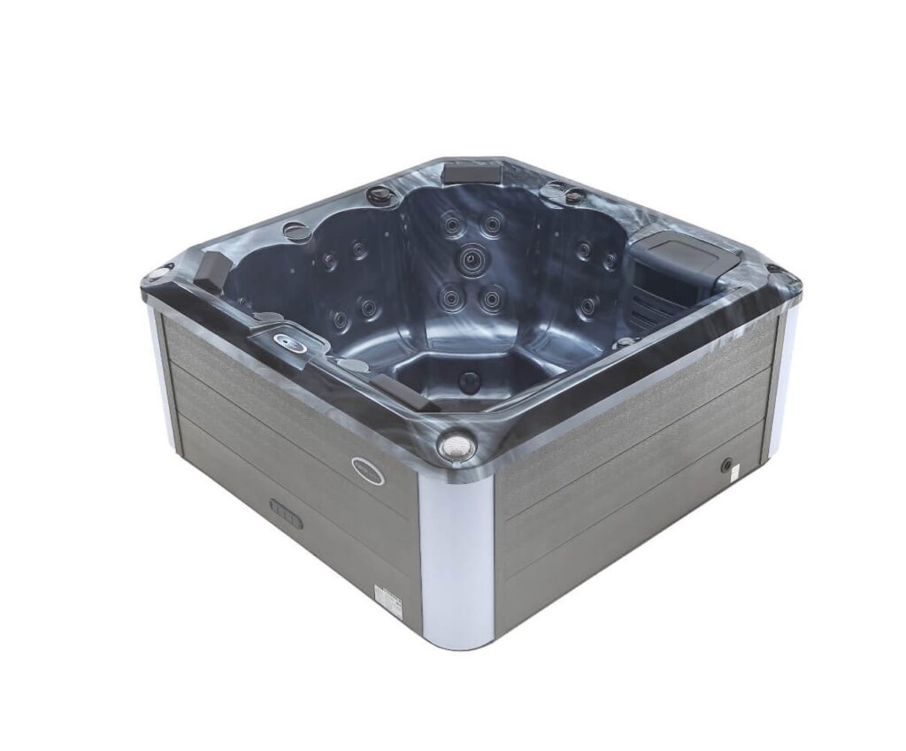 Nowoczesne jacuzzi ogrodowe TEBAS LuxSpa LIVSIA – 6-osobowa wanna spa z hydromasażem